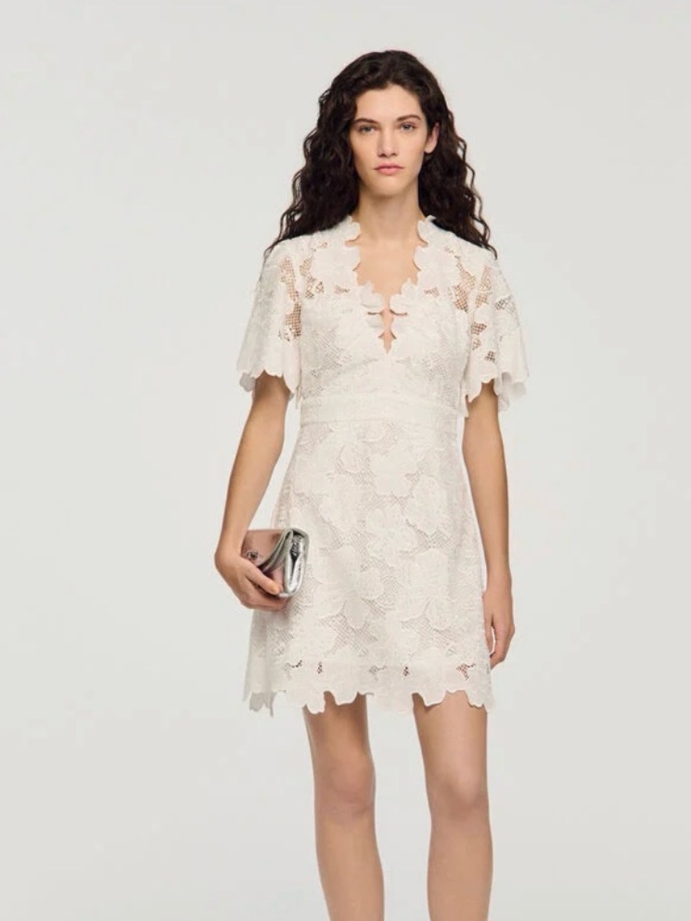 FLOWER PRINT MINI DRESS